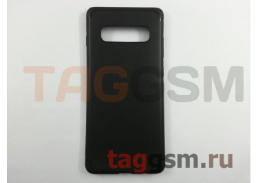 Задняя накладка для Samsung G975FD Galaxy S10 Plus (силикон, черная) Baseus