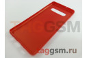 Задняя накладка для Samsung G975FD Galaxy S10 Plus (силикон, красная) Baseus