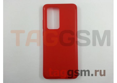 Задняя накладка для Huawei P40 Pro / P40 Pro Plus (силикон, красная) Baseus