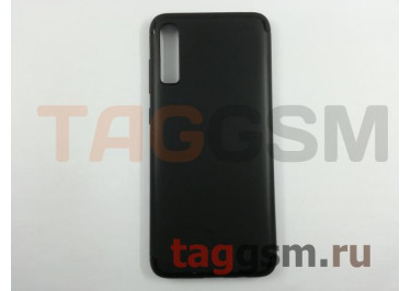 Задняя накладка для Samsung A70 / A705 Galaxy A70 (2019) (силикон, черная) Baseus
