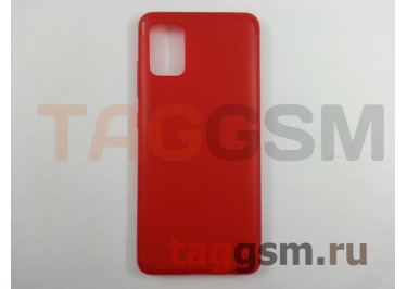 Задняя накладка для Samsung A51 / A515F Galaxy A51 (2019) (силикон, красная) Baseus