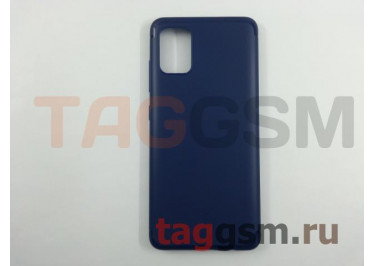 Задняя накладка для Samsung A51 / A515F Galaxy A51 (2019) (силикон, синяя) Baseus