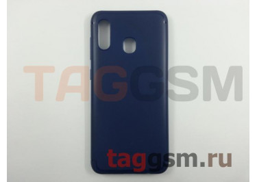 Задняя накладка для Samsung A20 / A205 Galaxy A20 / A30 / A305 Galaxy A30 (2019) (силикон, синяя) Baseus