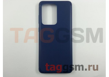 Задняя накладка для Samsung G988 Galaxy S20 Ultra (2020) (силикон, синяя) Baseus
