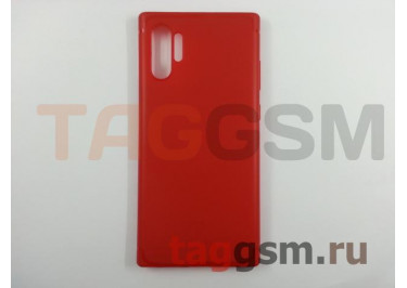 Задняя накладка для Samsung N976F Galaxy Note 10 Plus (силикон, красная) Baseus