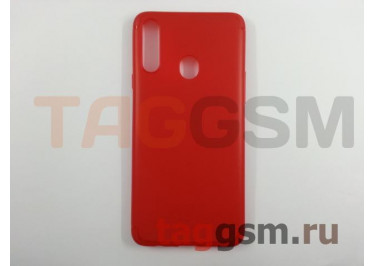 Задняя накладка для Samsung A20s / A207 Galaxy A20s (2019) (силикон, красная) Baseus