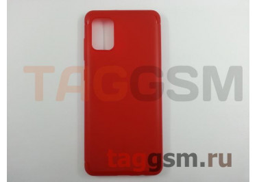 Задняя накладка для Samsung A31 / A315 Galaxy A31 (2020) (силикон, красная) Baseus