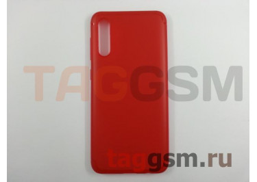 Задняя накладка для Samsung A30 S / A307 Galaxy A30 S / A50  /  A505 Galaxy A50 (2019) (силикон, красная) Baseus