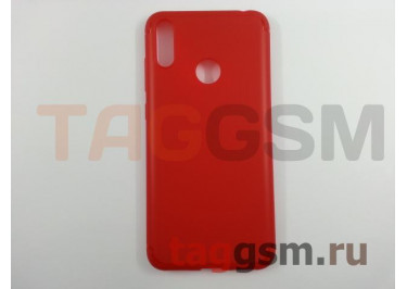 Задняя накладка для Huawei Y7 (2019) /  Y7 Prime (2019)  (силикон, красная) Baseus