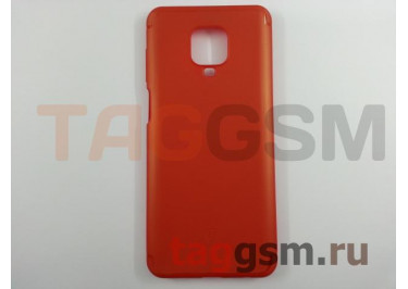 Задняя накладка для Xiaomi Redmi Note 9 Pro / Note 9 Pro Max / Note 9S (силикон, красная) Baseus