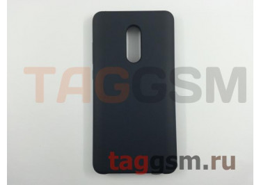 Задняя накладка для Xiaomi Redmi Note 4 / Redmi Note 4X (силикон, темно-синяя), ориг