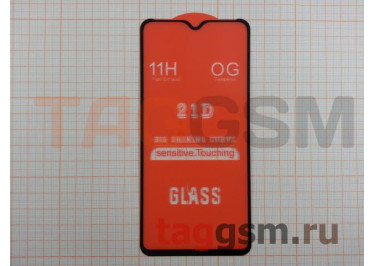 Пленка / стекло на дисплей для Samsung A10 / A105 Galaxy A10 (2019) (Gorilla Glass) 9D (черный) техпак