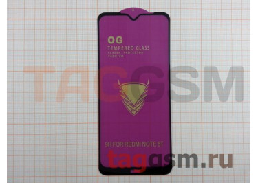 Пленка / стекло на дисплей для XIAOMI Redmi Note 8T (Gorilla Glass) 9D (черный) OG PREMIUM, техпак