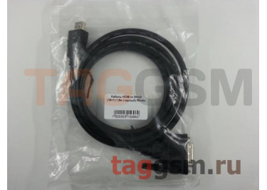 Кабель HDMI to DVI-D (18+1) 1,8м (черный) Ritmix