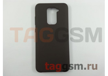 Задняя накладка для Xiaomi Redmi Note 9 / Redmi 10X 4G (силикон, матовая, темно-серый) Faison