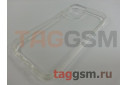 Задняя накладка для iPhone 12 / 12 Pro (силикон, прозрачная)