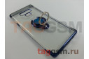 Задняя накладка для Samsung N960 Galaxy Note 9 (силикон, с магнитным держателем под палец, синий (Ring Aura)) техпак