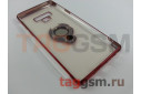 Задняя накладка для Samsung N960 Galaxy Note 9 (силикон, с магнитным держателем под палец, красный (Ring Aura)) техпак