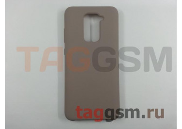 Задняя накладка для Xiaomi Redmi Note 9 / Redmi 10X 4G (силикон, матовая, серая лаванда) Faison