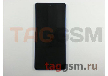 Дисплей для Samsung  SM-G770 Galaxy S10 Lite + тачскрин + рамка (синий), ОРИГ100%
