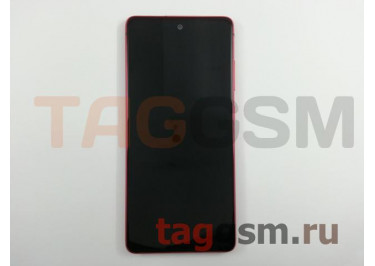 Дисплей для Samsung  SM-G780 / G781 Galaxy S20 FE / S20 FE 5G + тачскрин + рамка (красный), ОРИГ100%