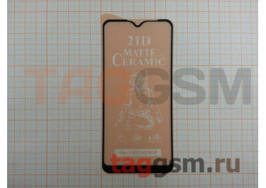 Пленка / стекло на дисплей для Samsung A01 / A015 Galaxy A01 (2019) (Gorilla Glass) 9D (матовое) (черный) Ceramics, техпак