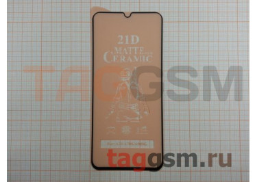 Пленка / стекло на дисплей для Samsung A70 / A705 Galaxy A70 (2019) / A70S (Gorilla Glass) 9D (матовое) (черный) Ceramics, техпак