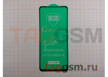 Пленка / стекло на дисплей для Samsung A11 / A115 Galaxy A11 (2020) / M11 (Gorilla Glass) 9D (черный) Ceramics, техпак