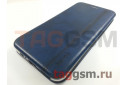 Сумка футляр-книга для Huawei Honor 9C (экокожа, с силиконовым креплением, на магните, синяя (PREMIUM Line)) Faison