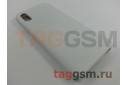 Задняя накладка для Xiaomi Redmi 9A (силикон, белая), ориг