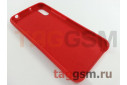 Задняя накладка для Xiaomi Redmi 9A (силикон, красная), ориг