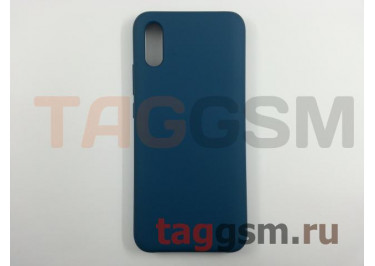 Задняя накладка для Xiaomi Redmi 9A (силикон, синий космос), ориг