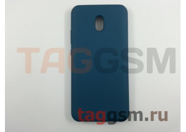 Задняя накладка для Xiaomi Redmi 8A (силикон, синий космос), ориг