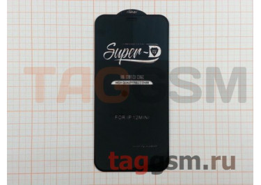 Пленка / стекло на дисплей для iPhone 12 mini (Gorilla Glass) SUPER-D 5D (черный) Mietubl