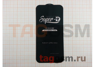 Пленка / стекло на дисплей для iPhone 12 Pro Max (Gorilla Glass) SUPER-D 5D (черный) Mietubl