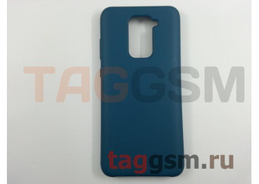 Задняя накладка для Xiaomi Redmi Note 9 / Redmi 10X 4G (силикон, синий космос), ориг