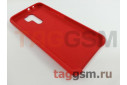 Задняя накладка для Xiaomi Redmi 9 (силикон, красная), ориг