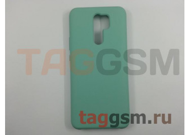 Задняя накладка для Xiaomi Redmi 9 (силикон, синее море), ориг