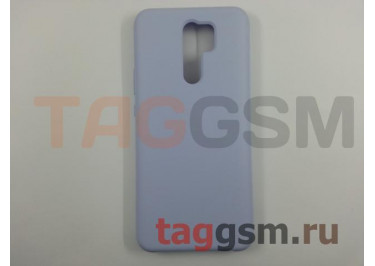 Задняя накладка для Xiaomi Redmi 9 (силикон, пурпурная), ориг