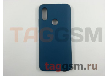 Задняя накладка для Xiaomi Redmi 7 (силикон, синий космос), ориг