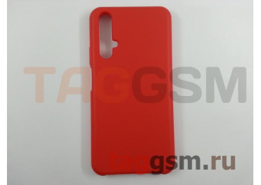 Задняя накладка для Huawei Honor 20 / Nova 5T (силикон, красная), ориг