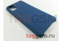 Задняя накладка для Samsung A41 / A415 Galaxy A41 (силикон, синяя), ориг