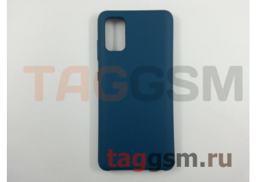 Задняя накладка для Samsung A41 / A415 Galaxy A41 (силикон, синий космос), ориг