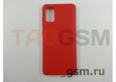 Задняя накладка для Samsung A41 / A415 Galaxy A41 (силикон, красная), ориг