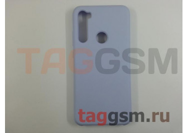 Задняя накладка для Xiaomi Redmi Note 8 (силикон, пурпурная), ориг