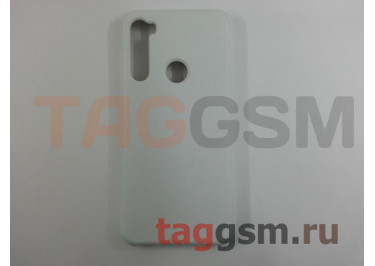 Задняя накладка для Xiaomi Redmi Note 8 (силикон, белая), ориг