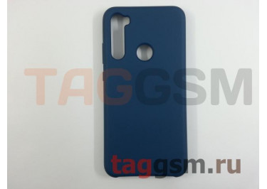 Задняя накладка для Xiaomi Redmi Note 8 (силикон, синяя), ориг