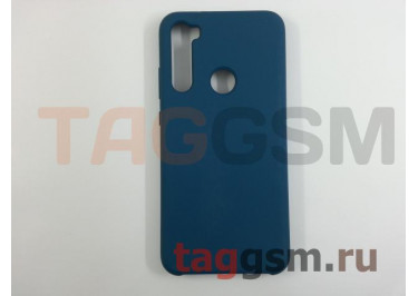 Задняя накладка для Xiaomi Redmi Note 8 (силикон, синий космос), ориг