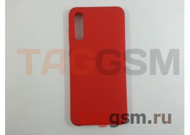 Задняя накладка для Samsung A30s / A50 / A50s / A507 / A505 / A307FN / Galaxy A30s / A50 / A50s (силикон, красная) ориг
