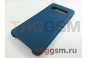 Задняя накладка для Samsung G973FD Galaxy S10 (силикон, синий космос), ориг